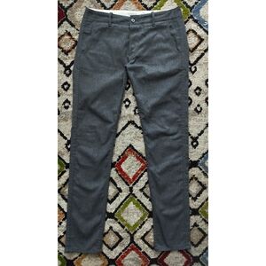 Rogue Territory Infantry Pants/Chinos, Heather Grey Denim, 32, Relaxed Taper